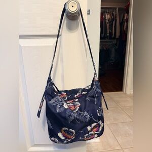 Vera Bradley Navy Floral Shoulder Bag